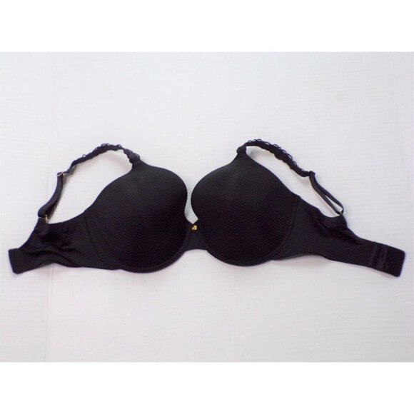 🆕NATORI Pure Luxe Full Underwire T-Shirt Bra 34G Black #732080 - Picture 8 of 11